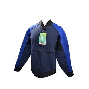 Sea-doo Montego Jacket Mens Large Navy Blue Wetsuit 3mm Neoprene Snorkeling